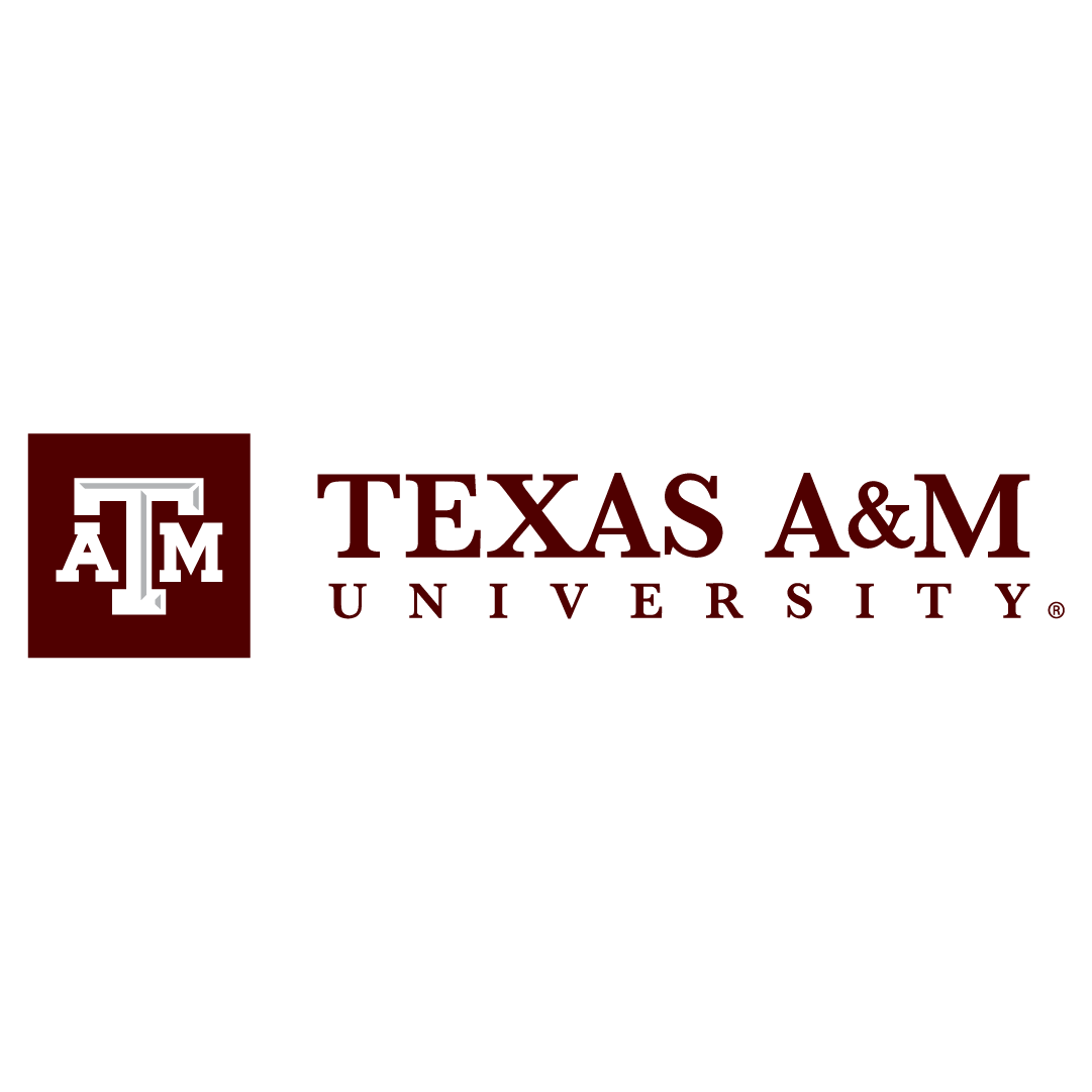 Horizontal Maroon Texas A&M Logo, TAM Box with wordmark